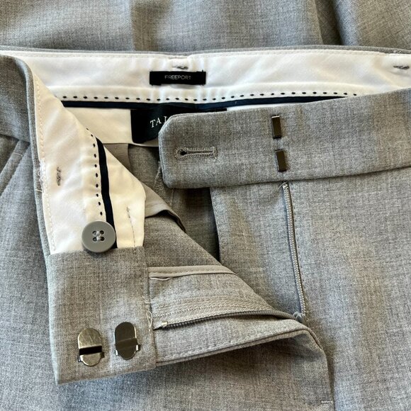 Talbots Neutral Taylored Dress Pants - Picture 3 of 7